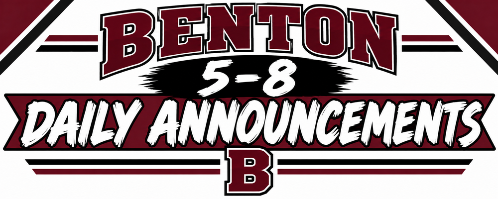 5-8 Announcements