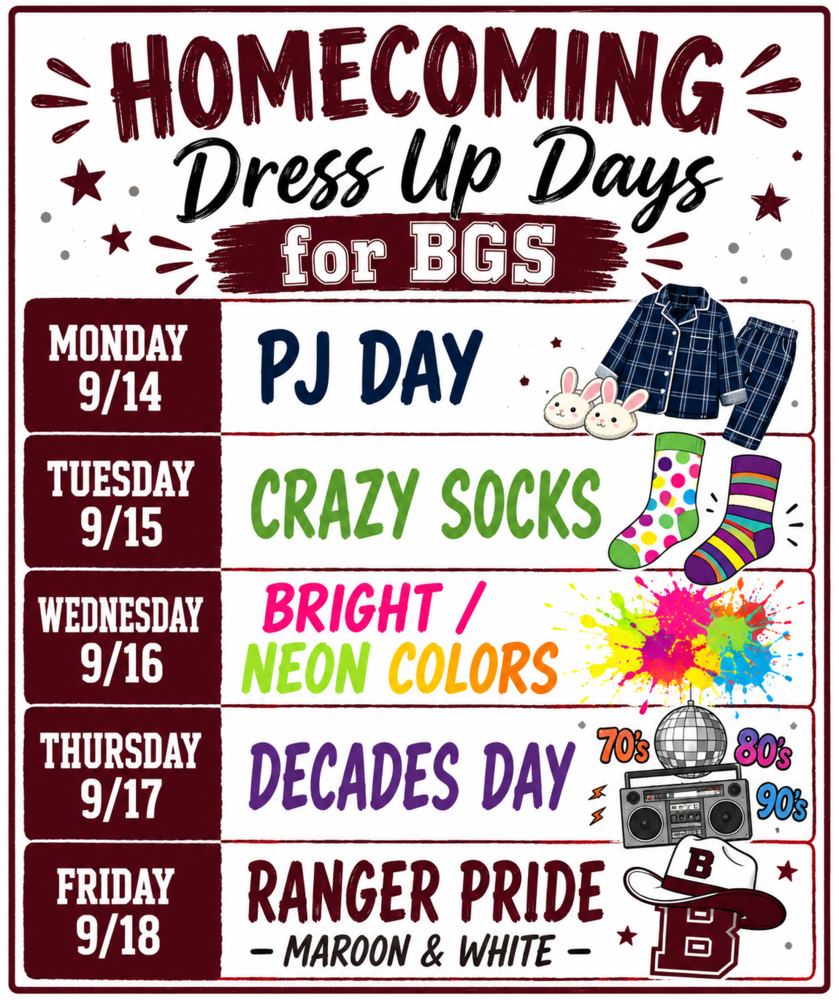 Homecoming Dress Up Day