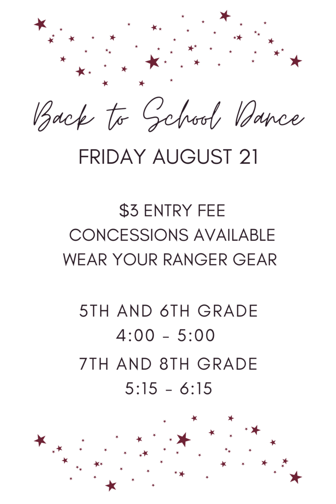 Back to School Dance