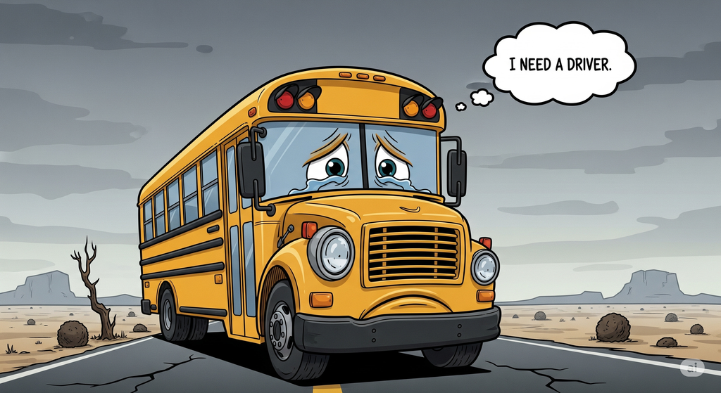 Sad Bus needing a driver