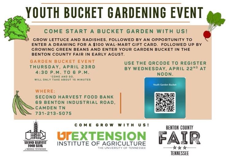bucket gardening flyer