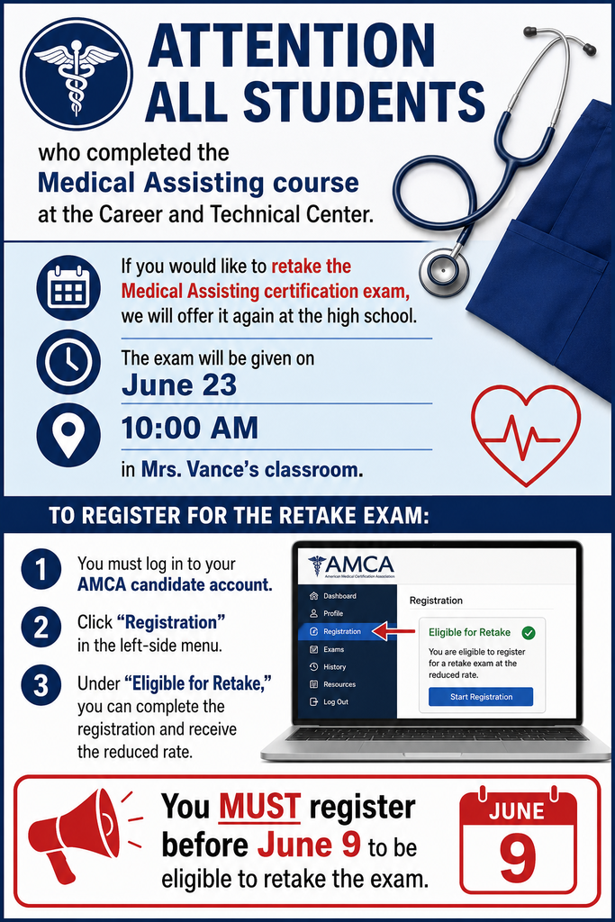 Medical Retake Flyer
