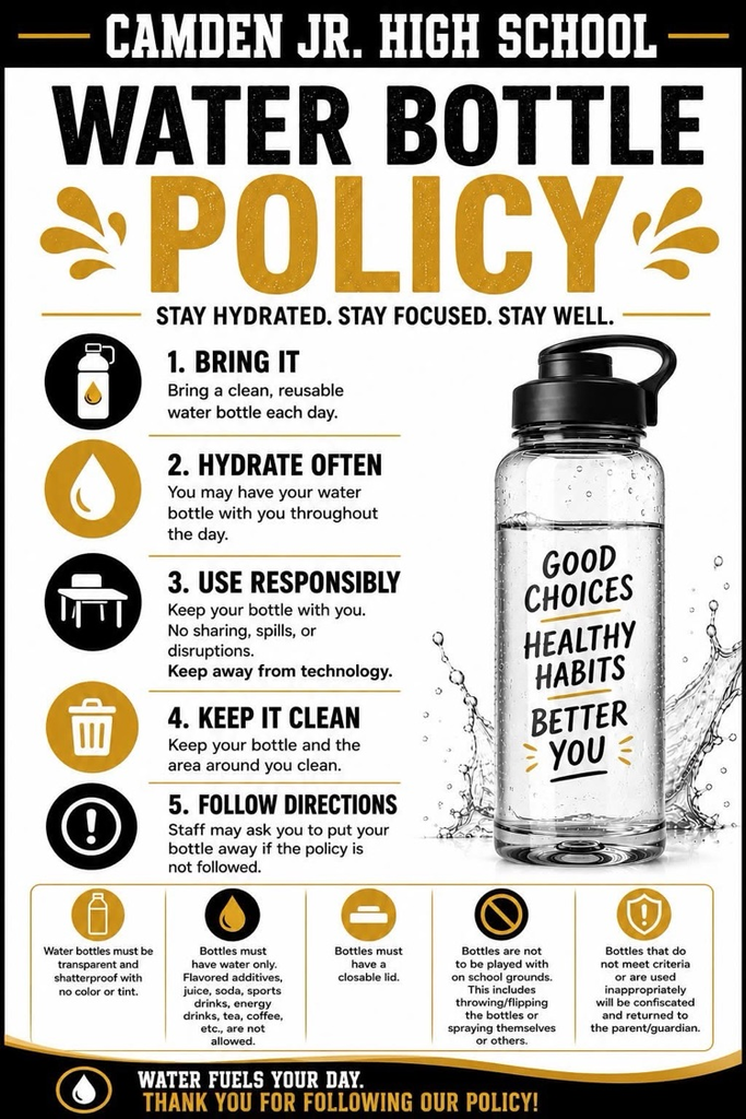 water bottle flyer