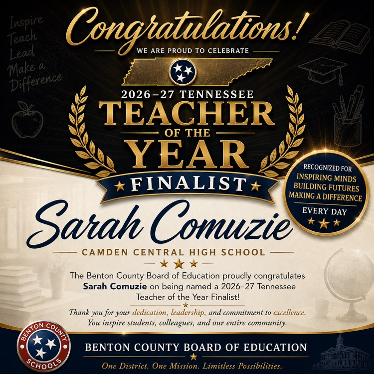 Sarah Comuzie Teacher of the Year Finalist