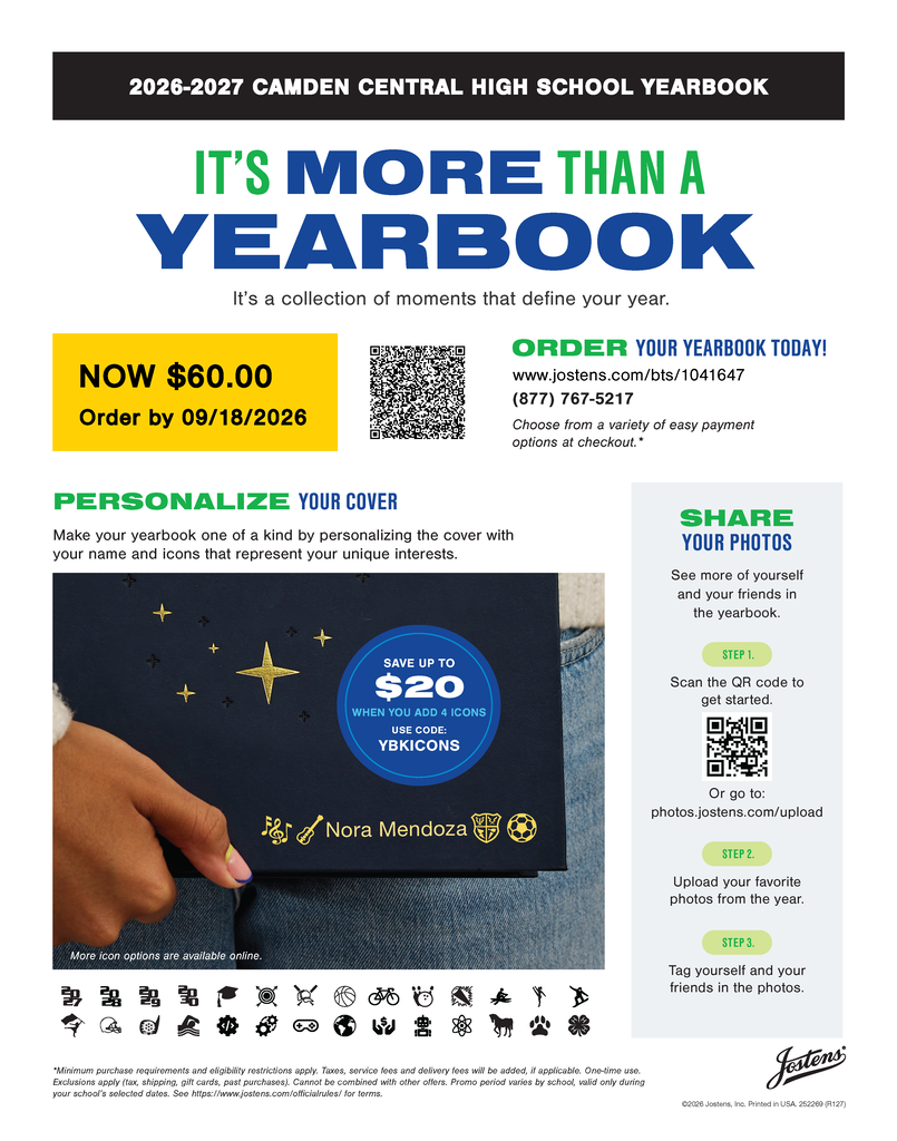 CHS Yearbook Flyer
