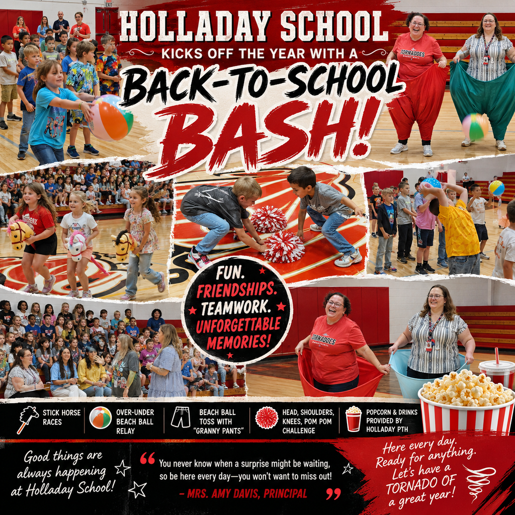 Holladay First Day Bash Flyer