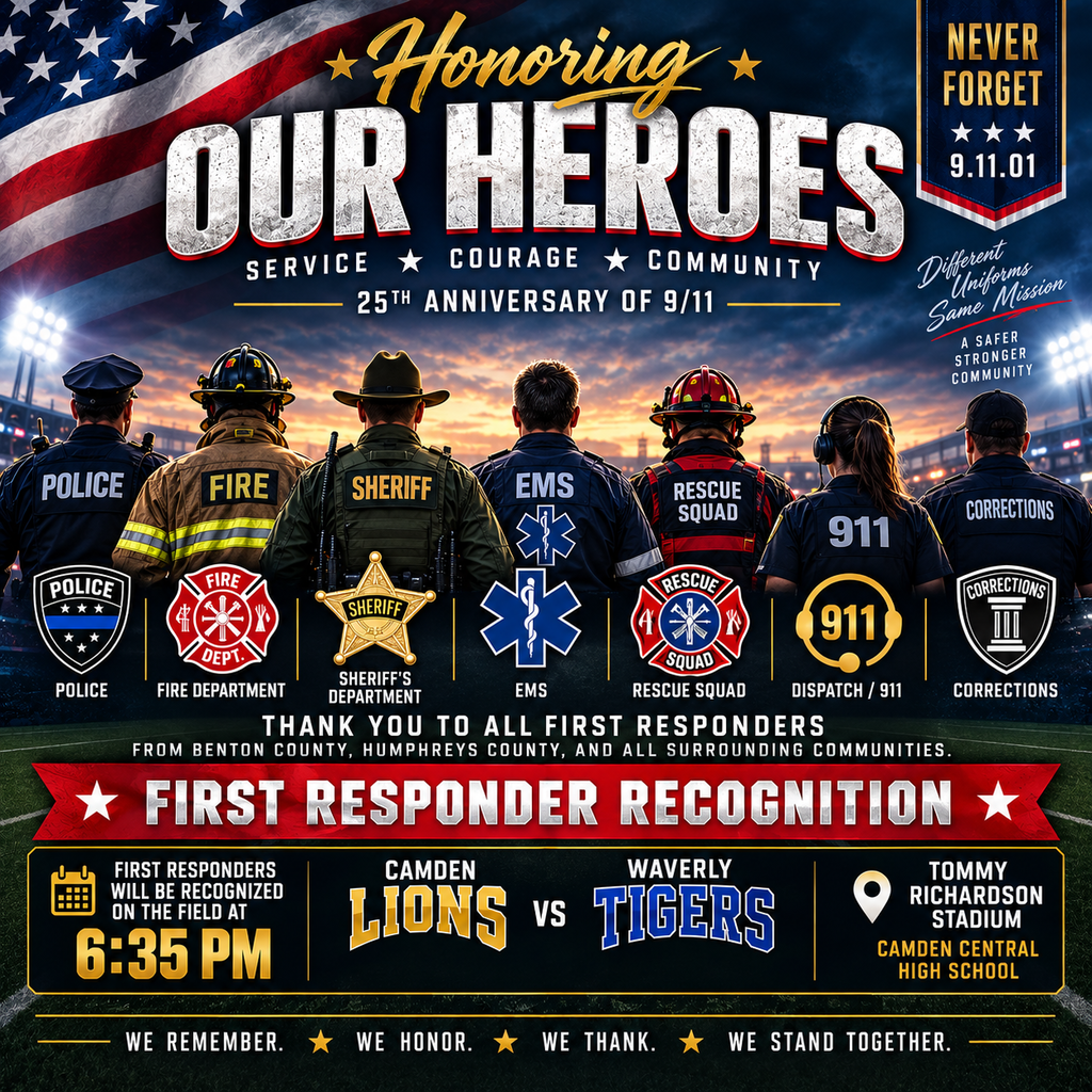 First Responders Football graphic