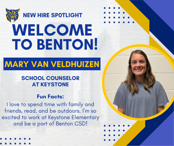 Mary Van Veldhuizen new staff spotlight