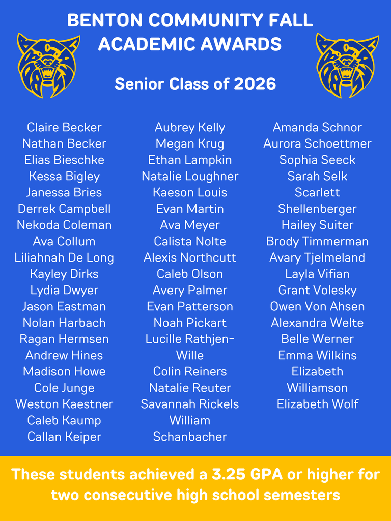 Senior Class Academic Awards