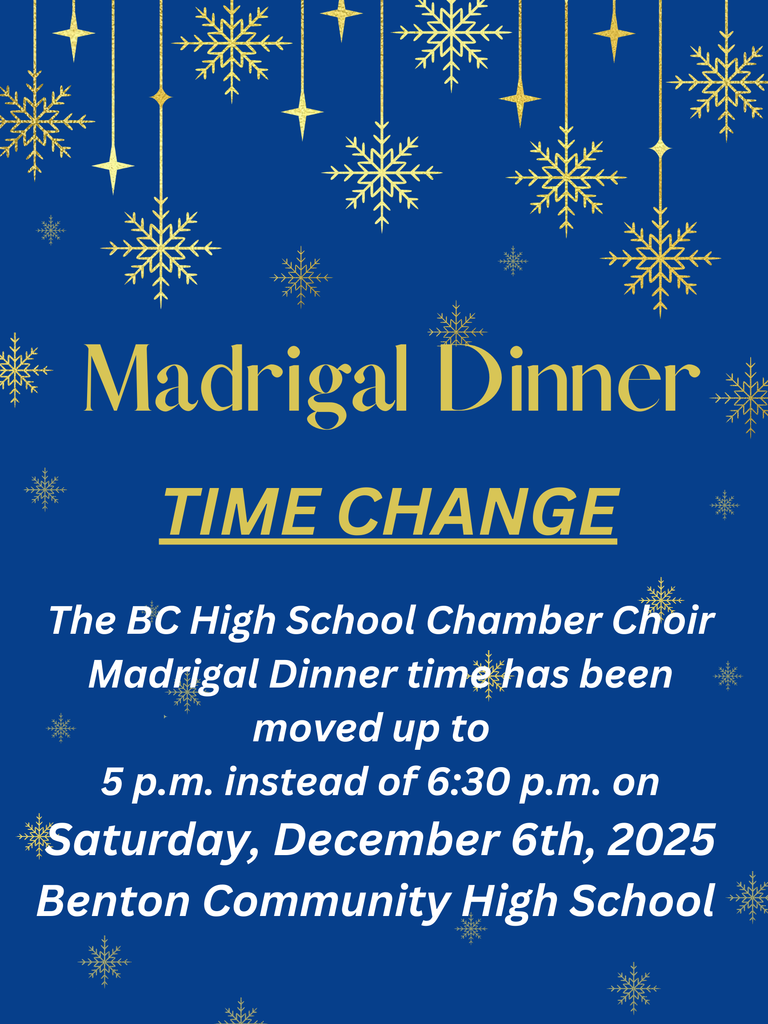 Time Change for Madrigal Dinner