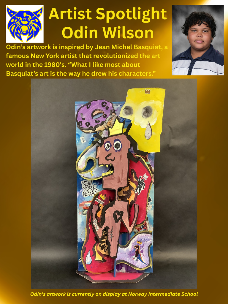 BC Artist Spotlight- Odin Wilson, 5th Grade Norway Intermediate