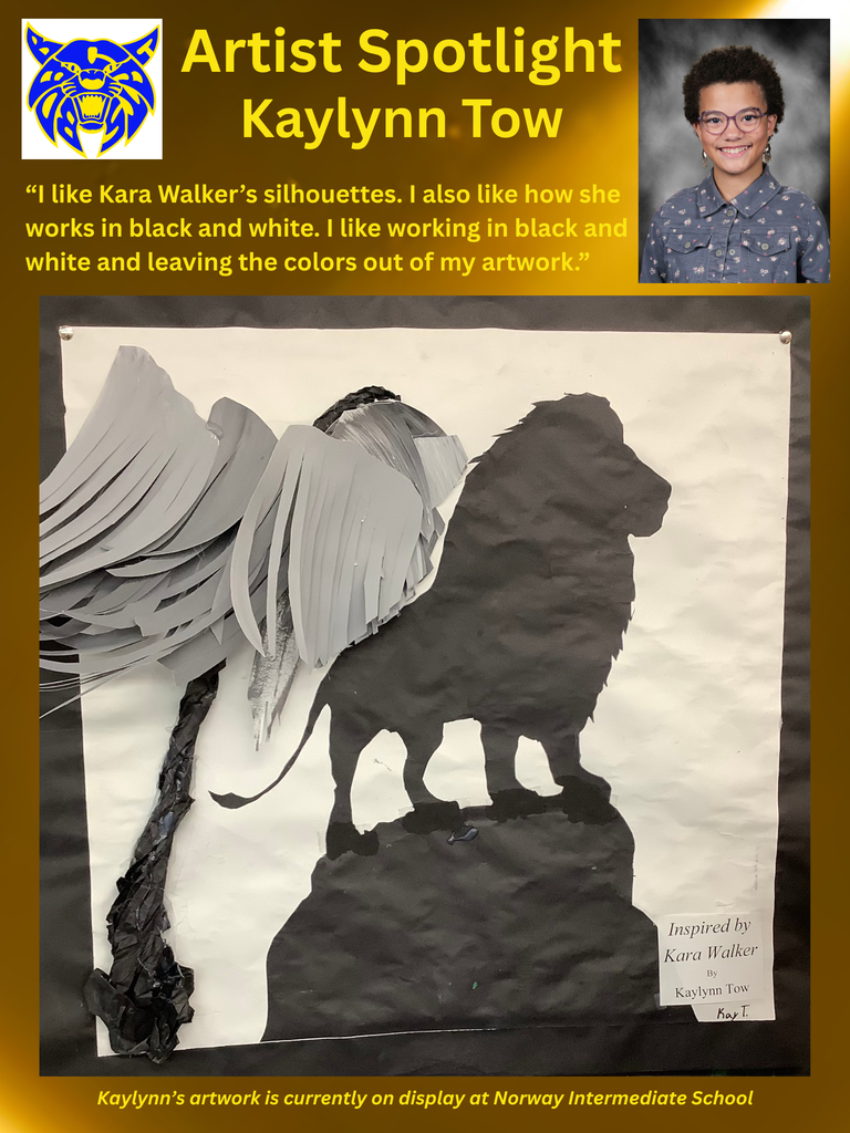 Kaylynn Tow - 5th Grade - Norway Intermediate