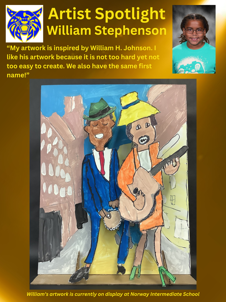 BC Artist Spotlight-William Stephenson- 5th grade Norway Intermediate