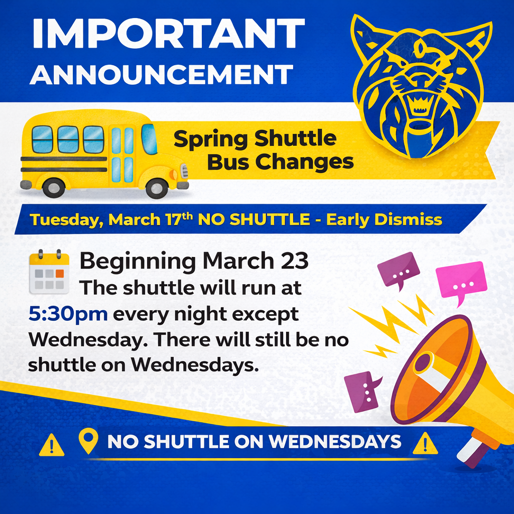 MS/HS Spring Shuttle Changes