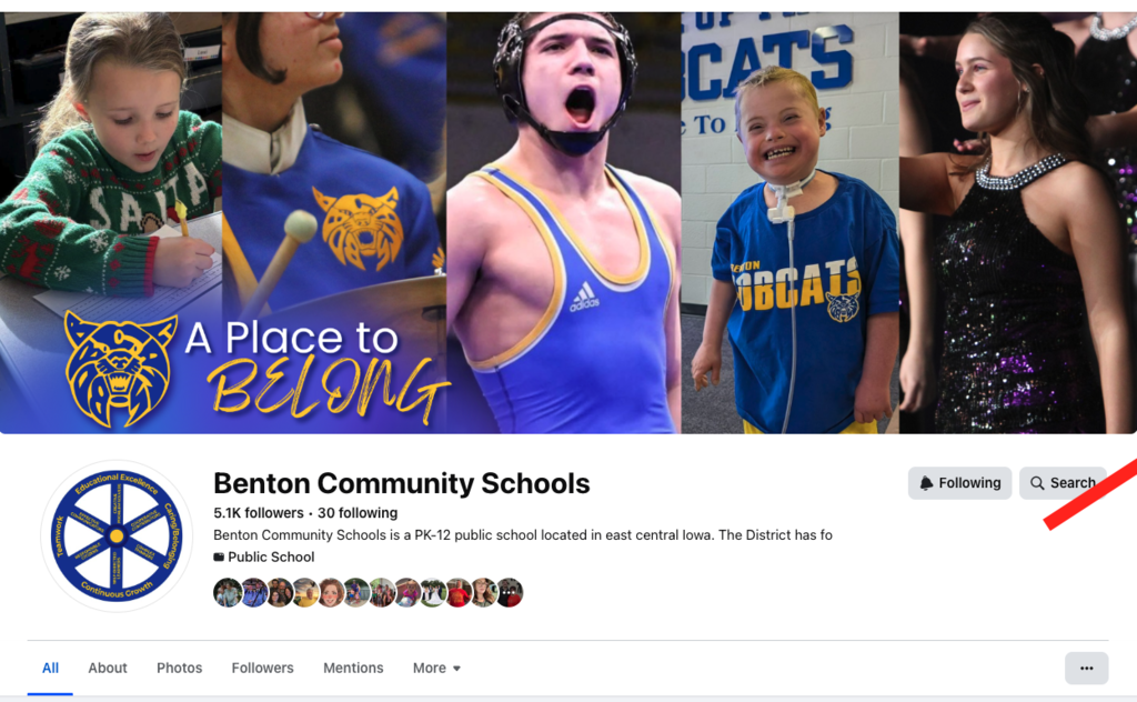 Follow Benton CSD