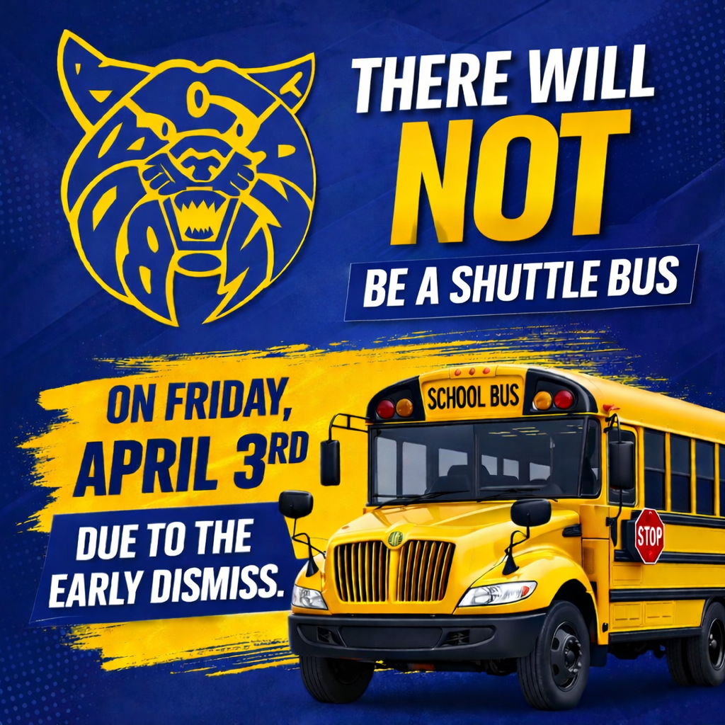 No shuttle bus on Friday, April 3rd