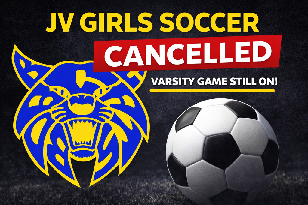 JV Girls Soccer game cancelled