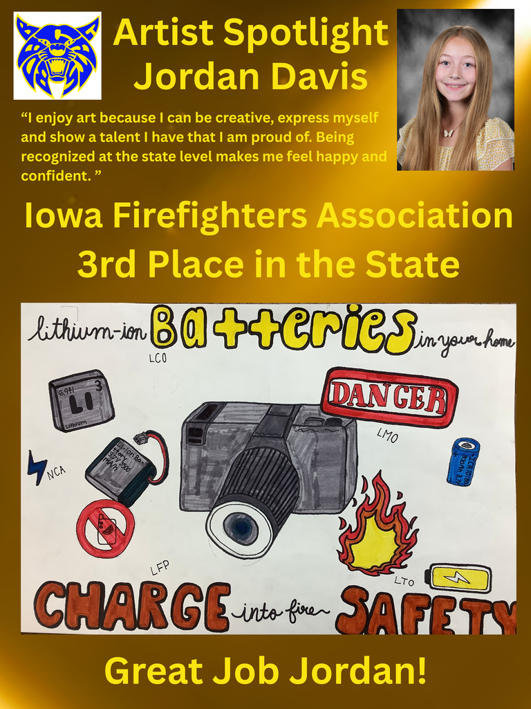 BC Artist Spotlight- Jordan Davis- 5th Grade- Norway Intermediate 