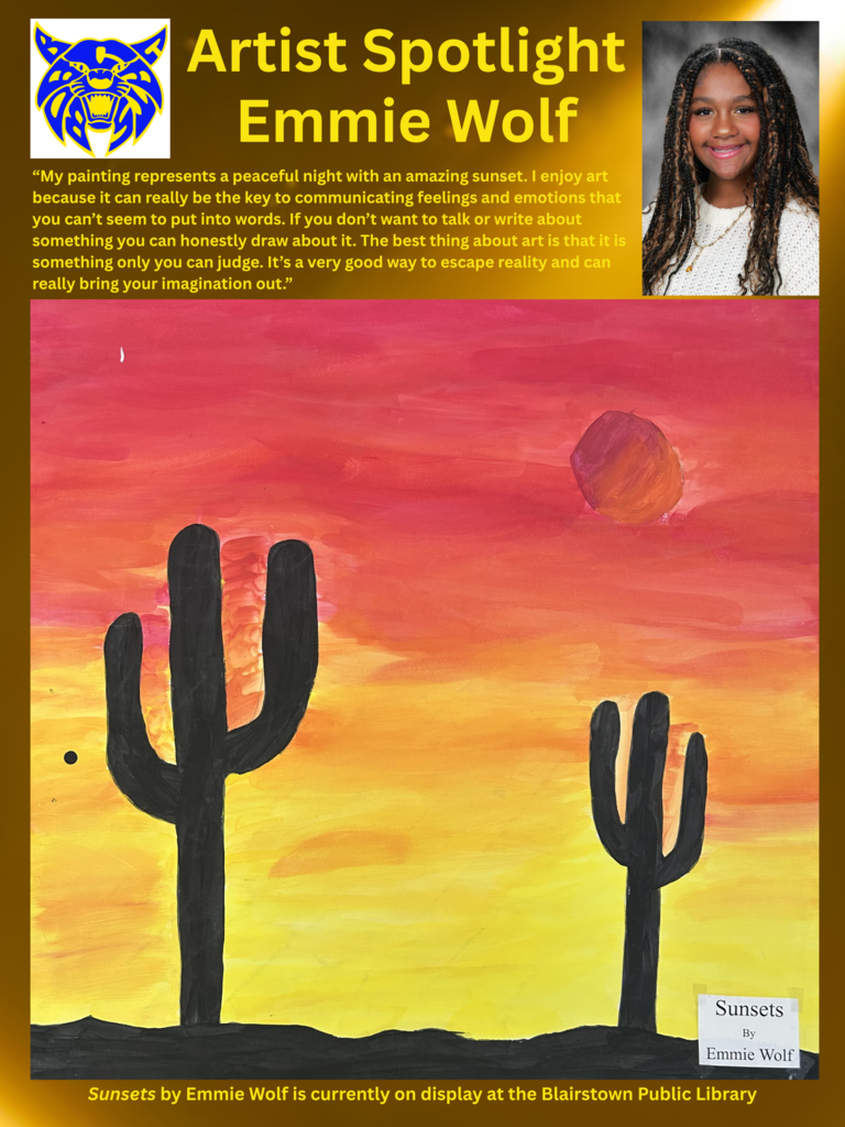 BC Artist Spotlight Emmie Wolf BCHS Freshman