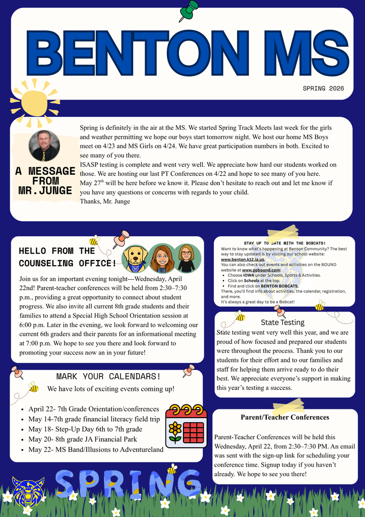 MS Newsletter- Spring 2026