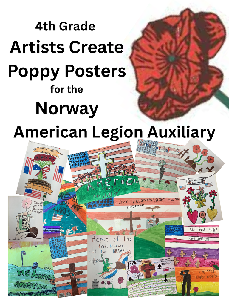 BC Art- Norway Intermediate- Poppy Posters