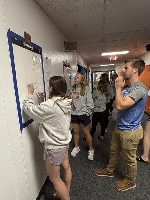 Teachers working