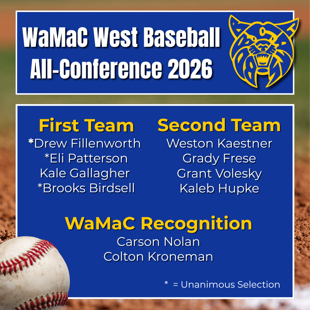 Wamac West Baseball All Conference 2026