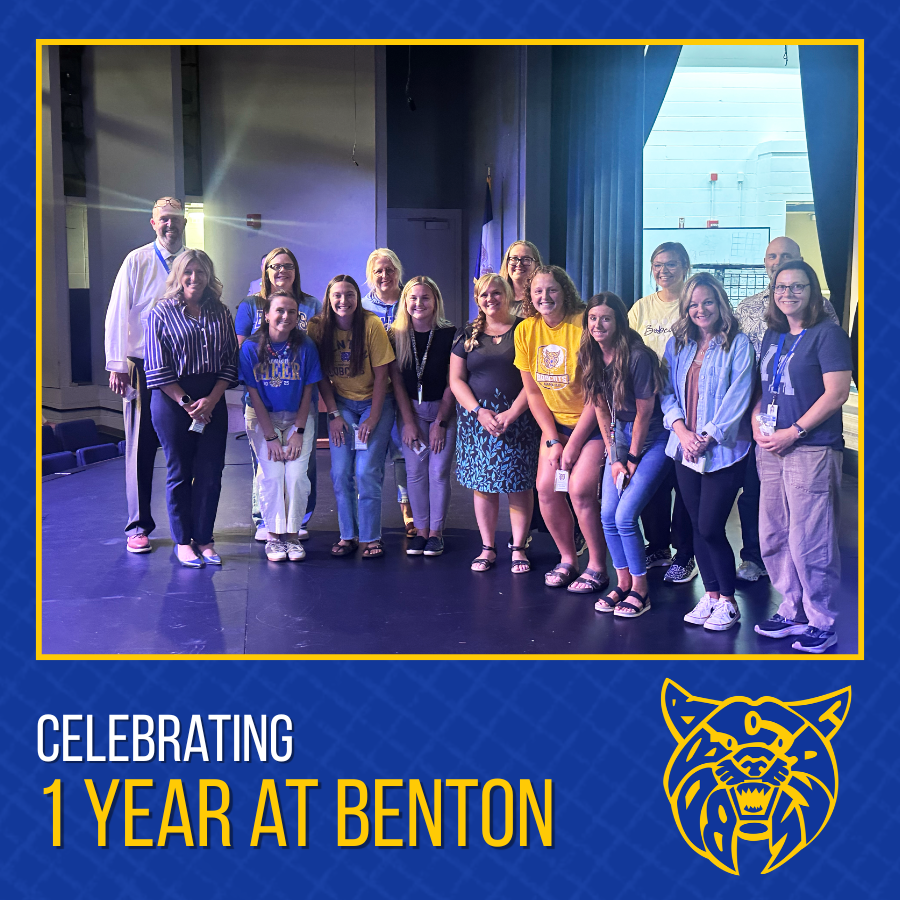 Celebrating 1 year at Benton