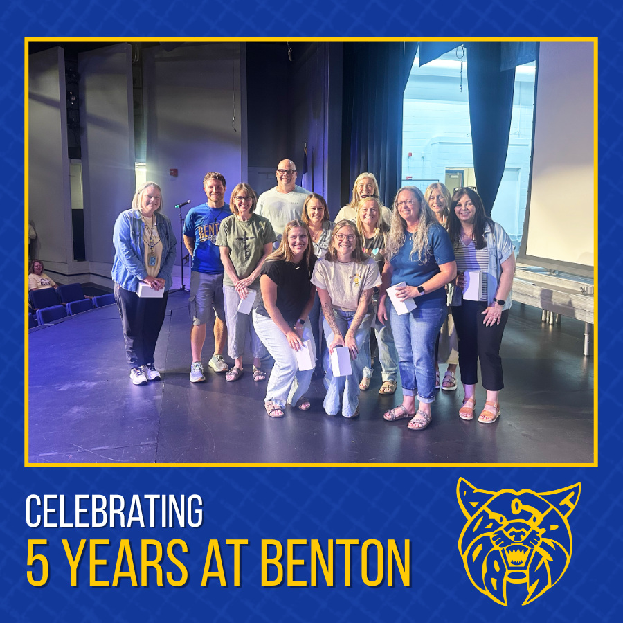 Celebrating 5 years at Benton