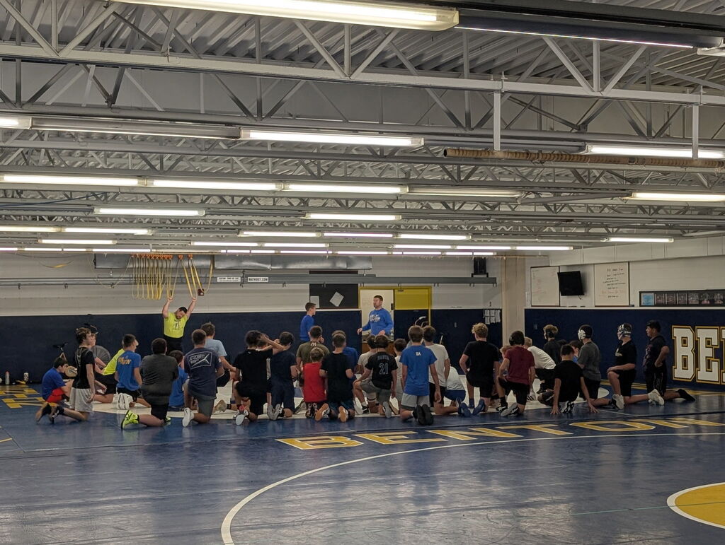 Benton Wrestling Practice