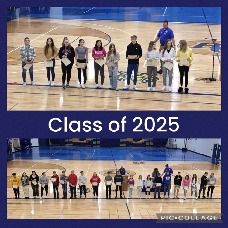 Benton Community class of 2025 Academic Awards 