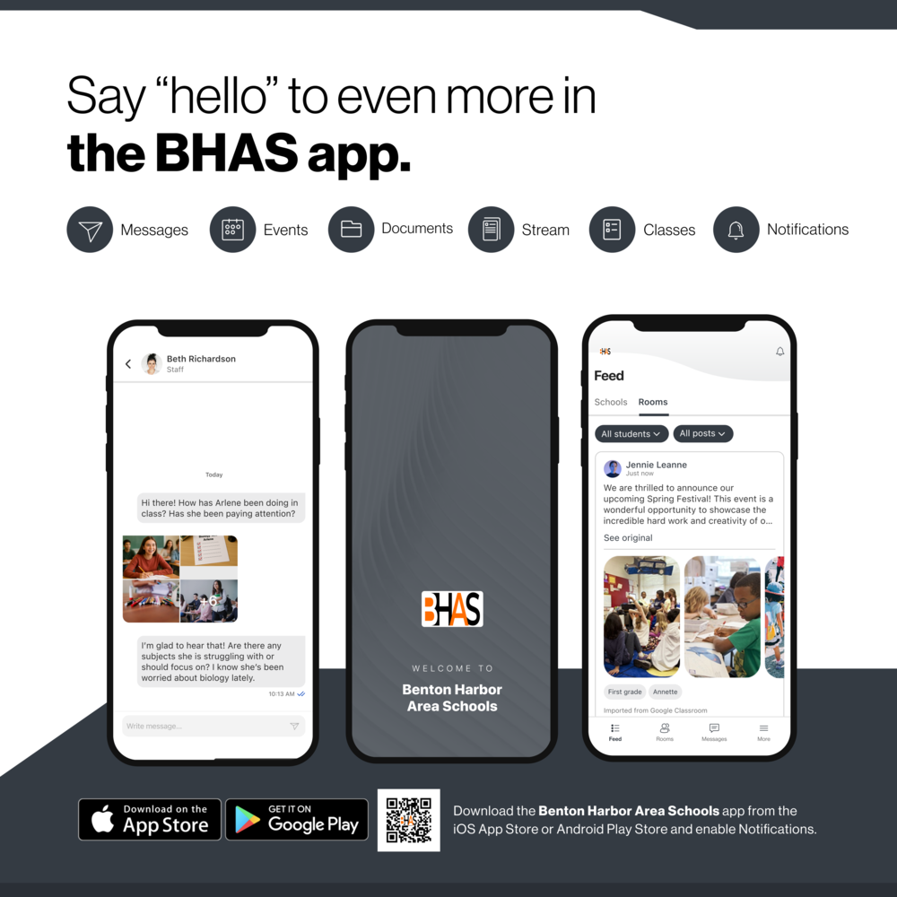 Say hello to even more in the BHAS app. Rooms is coming soon!