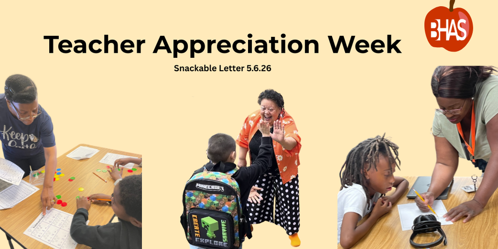 Teacher Appreciation Snackable Letter