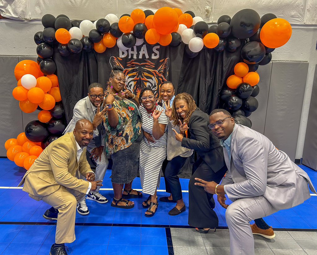 Principals and Superintendent Funny poses