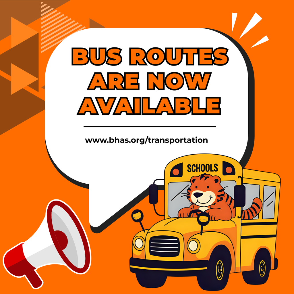 Bus Routes Now Available at www.bhas.org/transportation