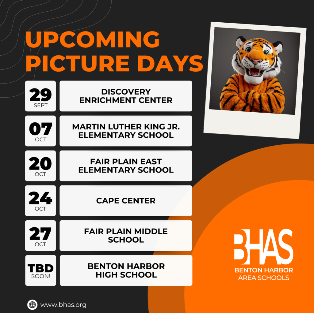 BHAS Picture Day Schedule