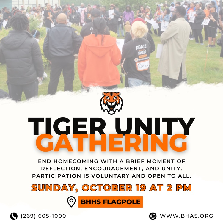 tiger unity gathering flyer