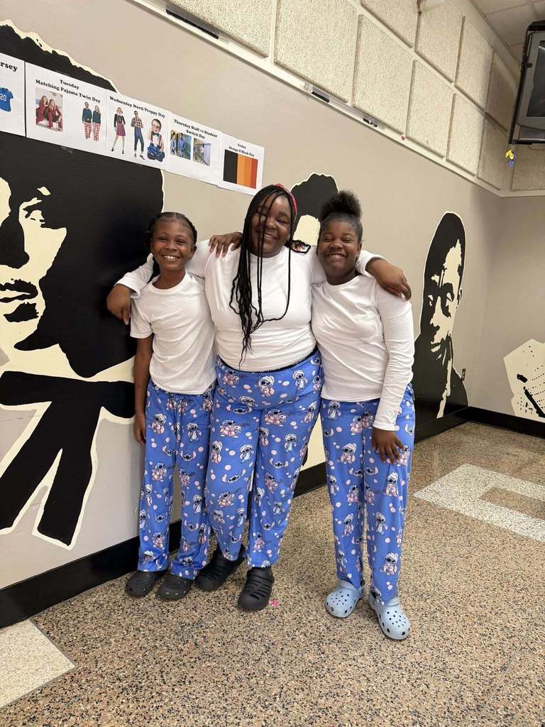 Pajama Twin Day at Fair Plain Middle School
