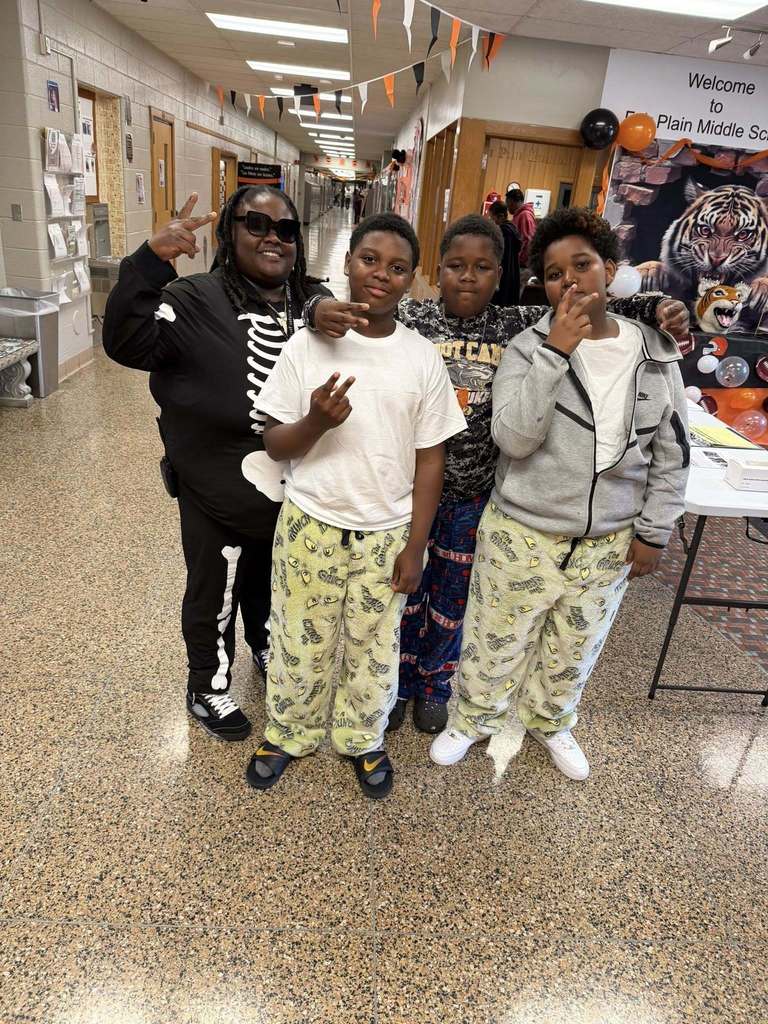 Pajama Twin Day at Fair Plain Middle School