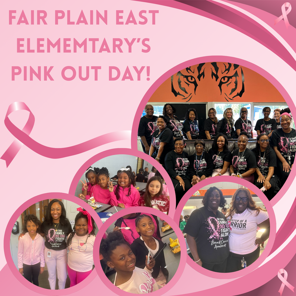 Fair Plain East held a Pink Out Day to raise Breast Cancer Awareness.