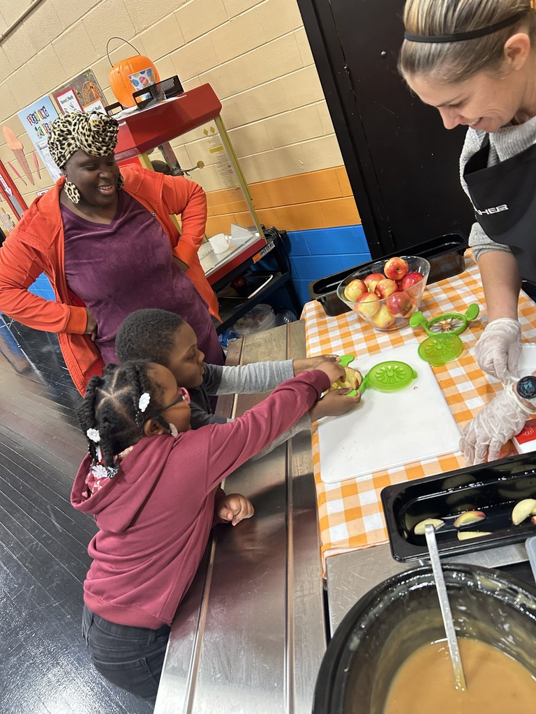 Students with their families at Discovery Enrichment Center's Fall Fest.