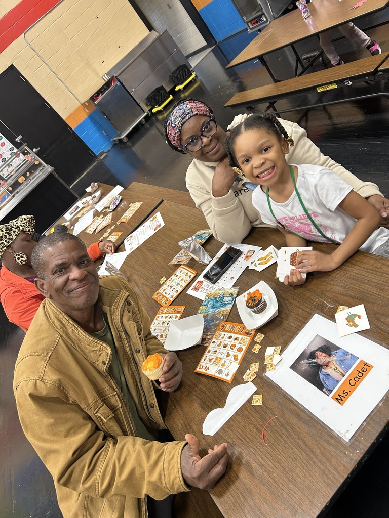 Students with their families at Discovery Enrichment Center's Fall Fest.