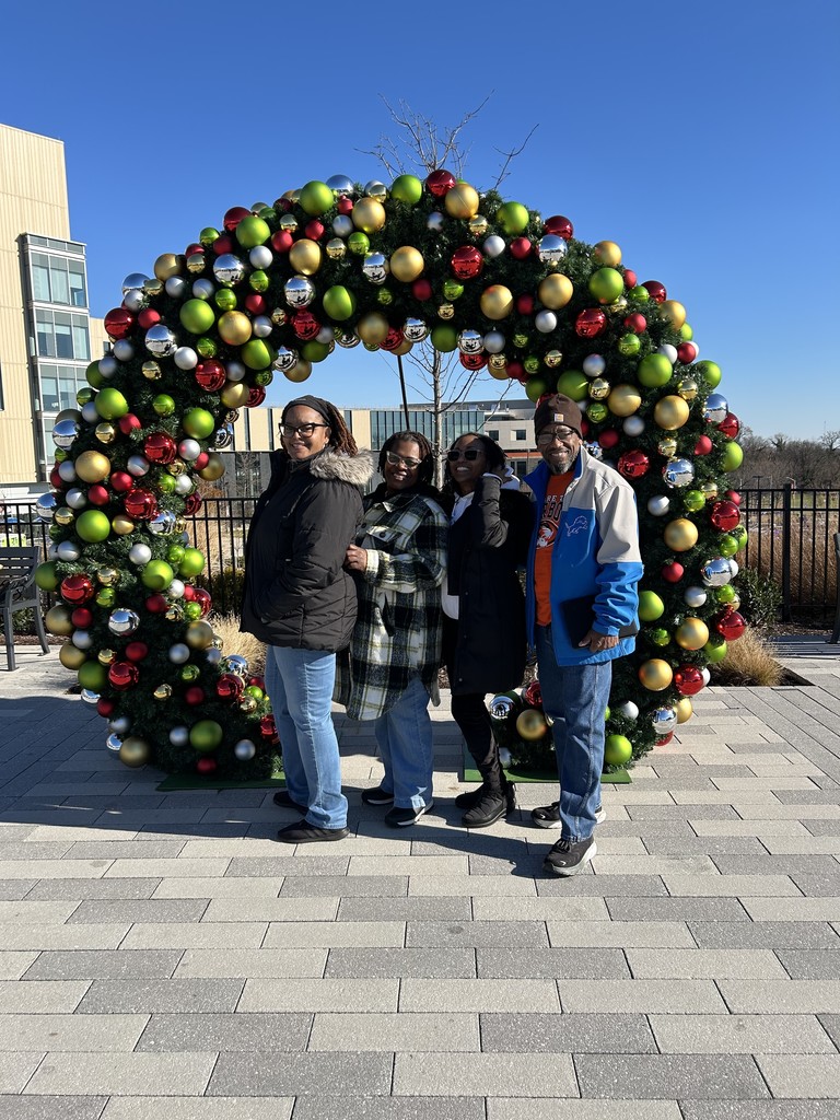 Benton Harbor High School's students at Morgan State University while on the Black College Tour.
