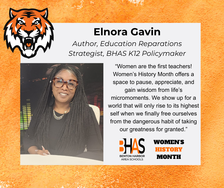 Elnora Gavin BHAS Women's History Month