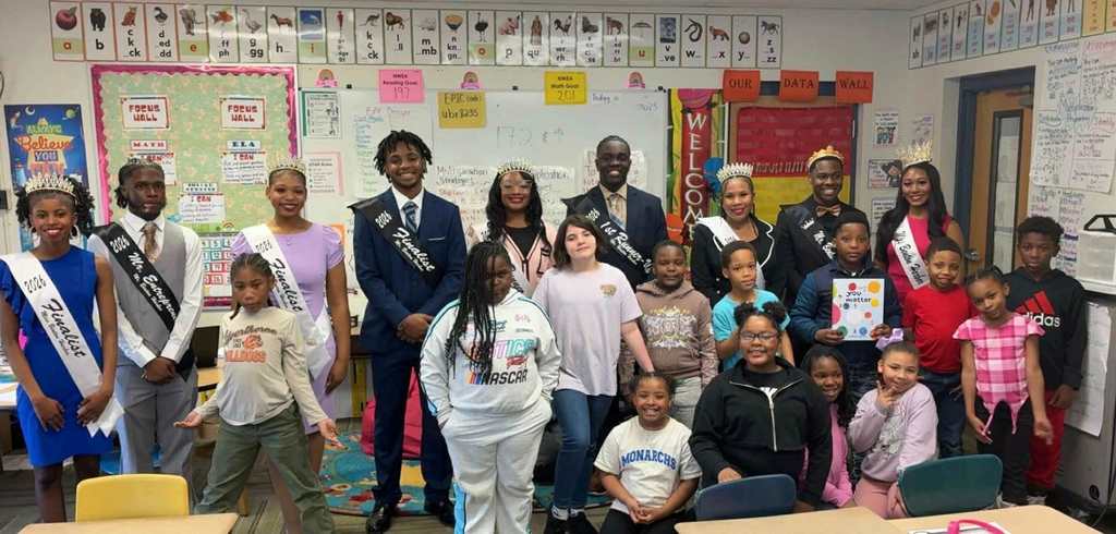 Guest readers throughout the different buildings at BHAS. 