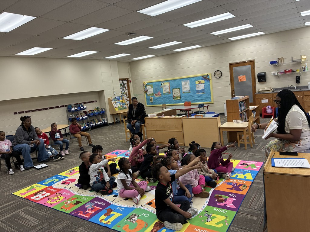 Guest readers throughout the different buildings at BHAS. 