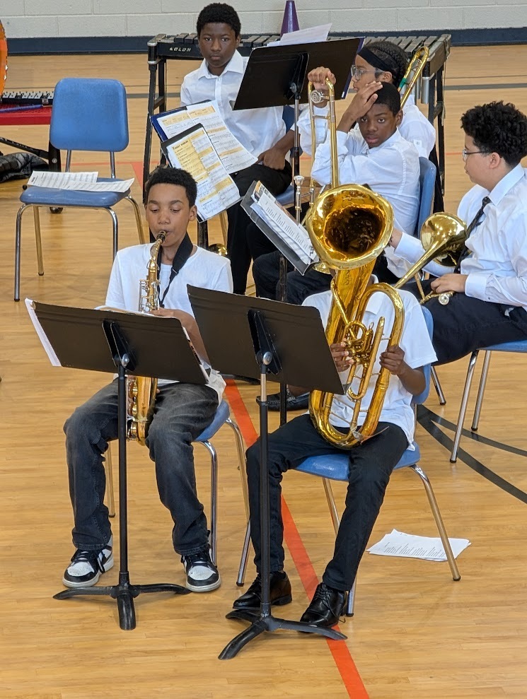 Fair Plain Middle School Band had their spring concert where students played solos and duets.