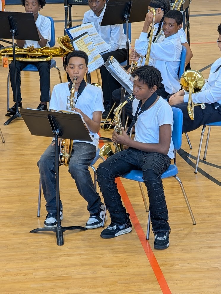 Fair Plain Middle School Band had their spring concert where students played solos and duets.