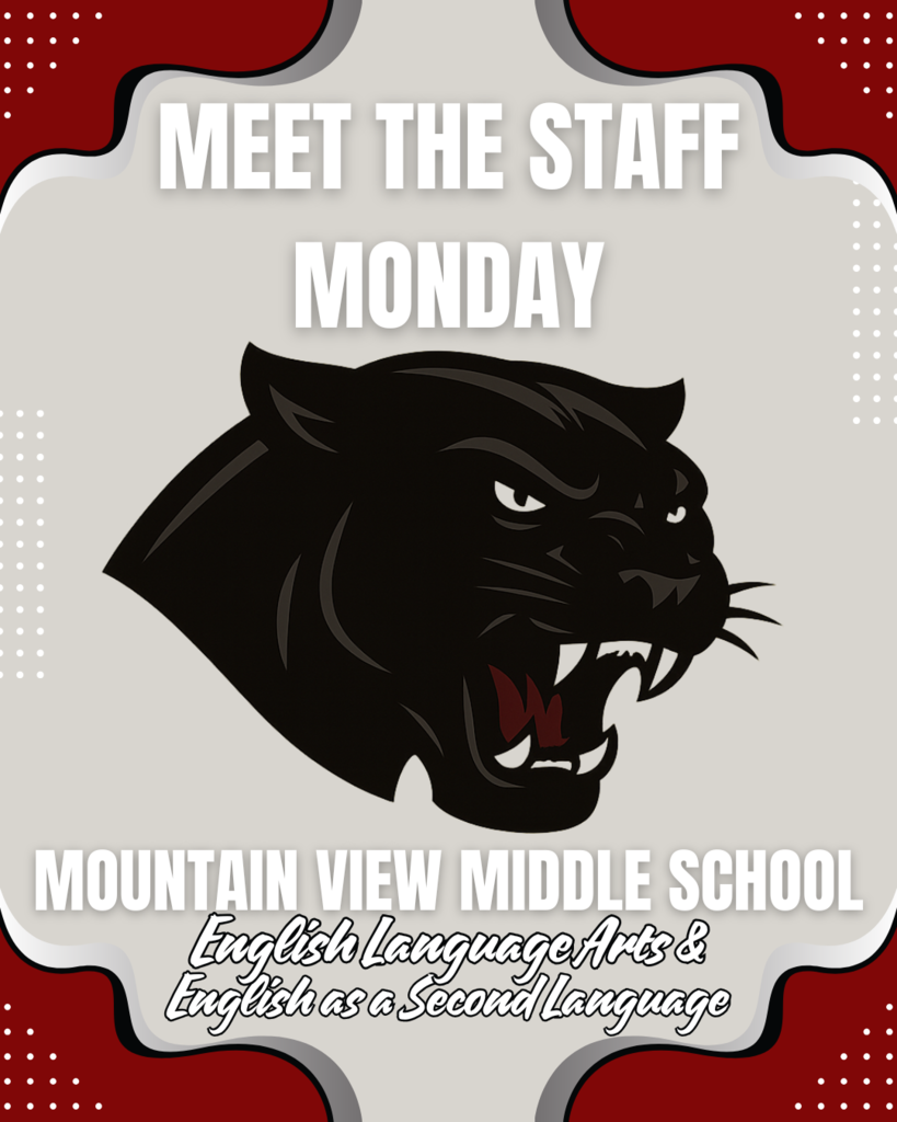 Meet the staff monday mountain view middle school english language arts and english second language