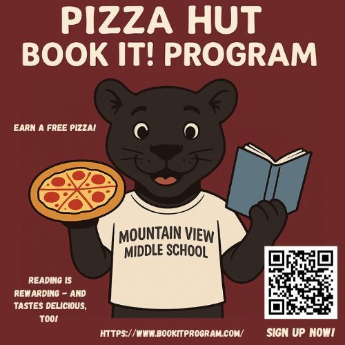 Pizza Hut Book It! Program - reading is rewarding - and tastes delicious, too! Sign up now with the QR Code located in the bottom right corner or by visiting https://www.bookitprogram.com/